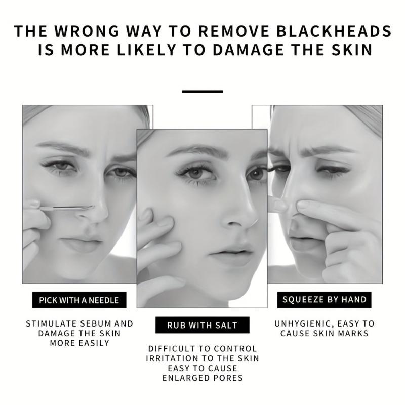 Bamboo Charcoal Nasal Mask for Acne Removal Blackheads Pores Cleansing