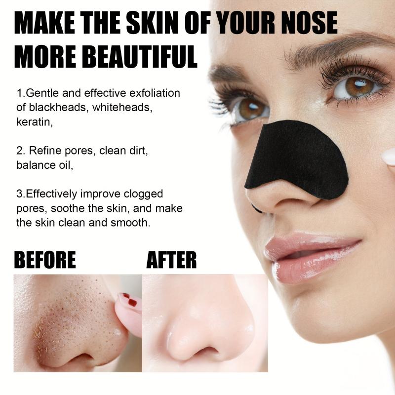 Bamboo Charcoal Nasal Mask for Acne Removal Blackheads Pores Cleansing