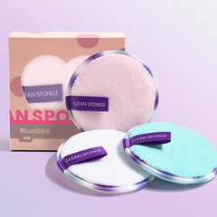 3 Pcs Makeup Remover Puff Beauty Care Tool