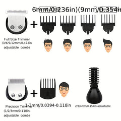 Digital Salon Hair Clipper for Precise Home Cuts
