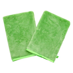 2 Pcs Makeup Remover Gloves Flannel Wash Mitts