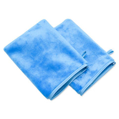 2 Pcs Makeup Remover Gloves Flannel Wash Mitts