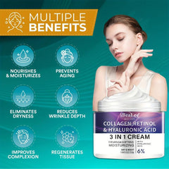 Turmeric Neck Firming Cream with Retinol Collagen & Hyaluronic Acid
