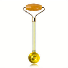 Portable Double Headed Jade Facial Roller Massager