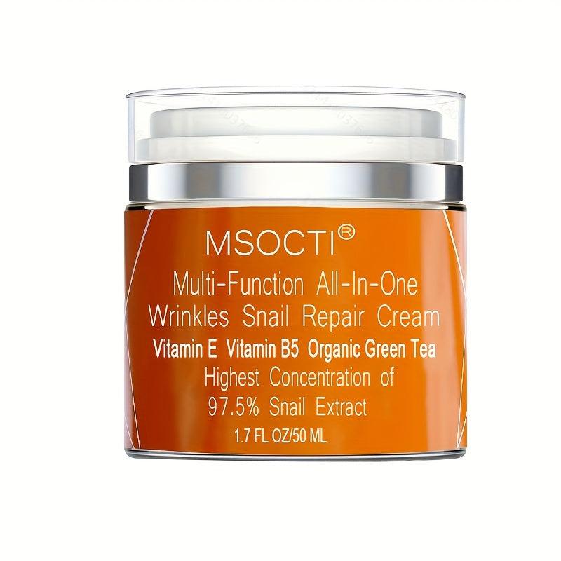 50ml Snail Essence Cream Moisturizing Formula Vitamin E & B5