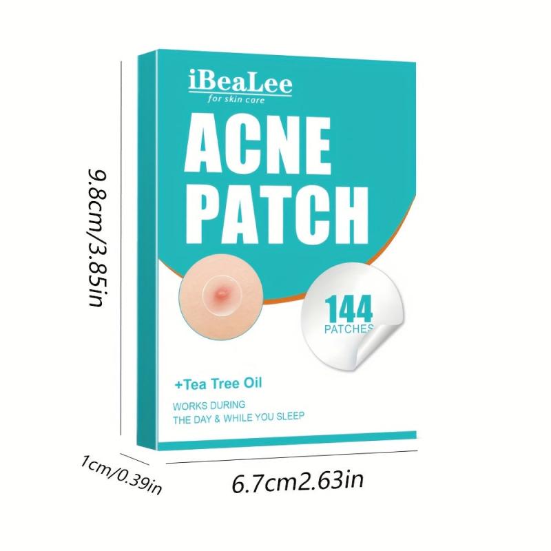 144 Ct Acne Pimple Patch Hydrocolloid Zit Patch Tea Tree Blemish Cover