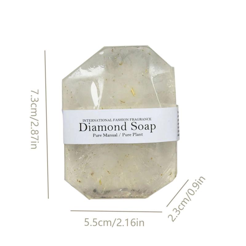 Gemstone Shape Soap - Golden Foil Soap for Cleansing and Moisturizing