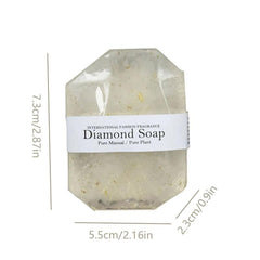 Gemstone Shape Soap - Golden Foil Soap for Cleansing and Moisturizing