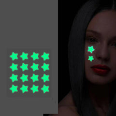 Star Shape Glow-In-The-Dark Acne Patches - Party Pack