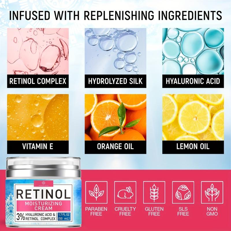 Retinol Face Cream 50ml Anti-Aging Moisturizer