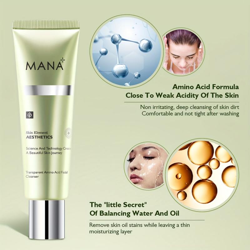 Crystal Translucent Amino Acid Cleanser 100g Moisturizing Rich Fine Foam