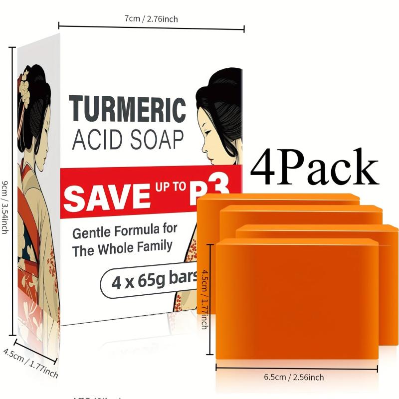 Turmeric Soap Bar for Face and Body 9.16 Oz - Natural Soap for Men & Women