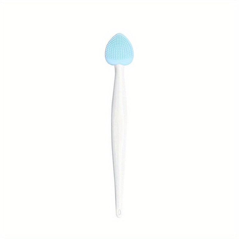 Heart Shaped Nose Scrub Brush Double Sided Silicone Exfoliating Nose Brush