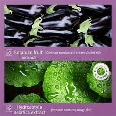 Eggplant Yeast Clear Mud Cream Mask Moisturizing Hydrating Care