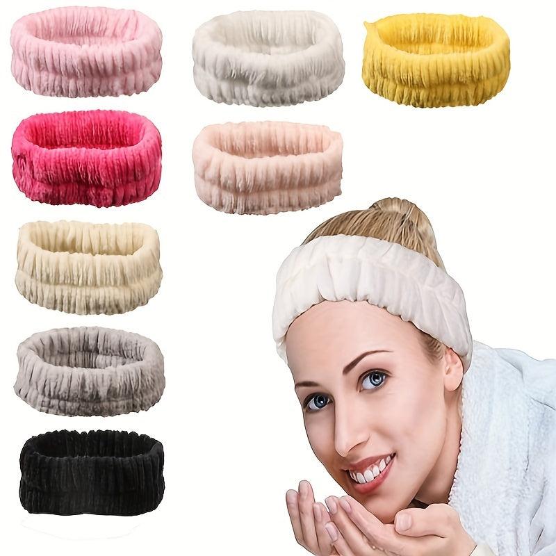 Coral Fleece Hairband Waterproof Spa Headband Girls Headband