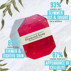 Gemstone Soap Cleansing Moisturizing Essential Gold Foil Soap