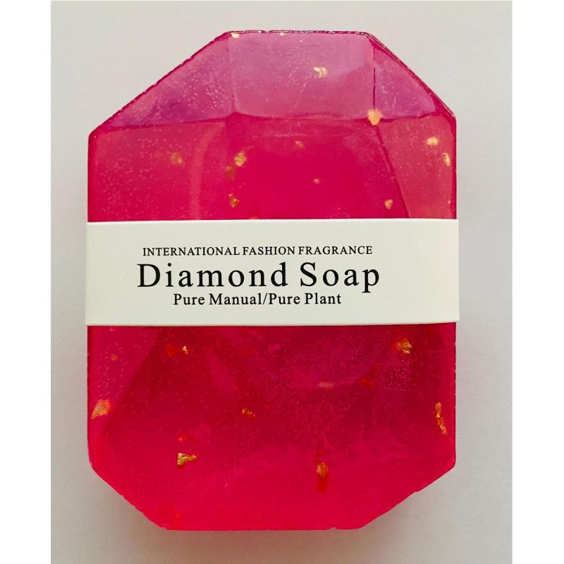 Gemstone Soap Cleansing Moisturizing Essential Gold Foil Soap