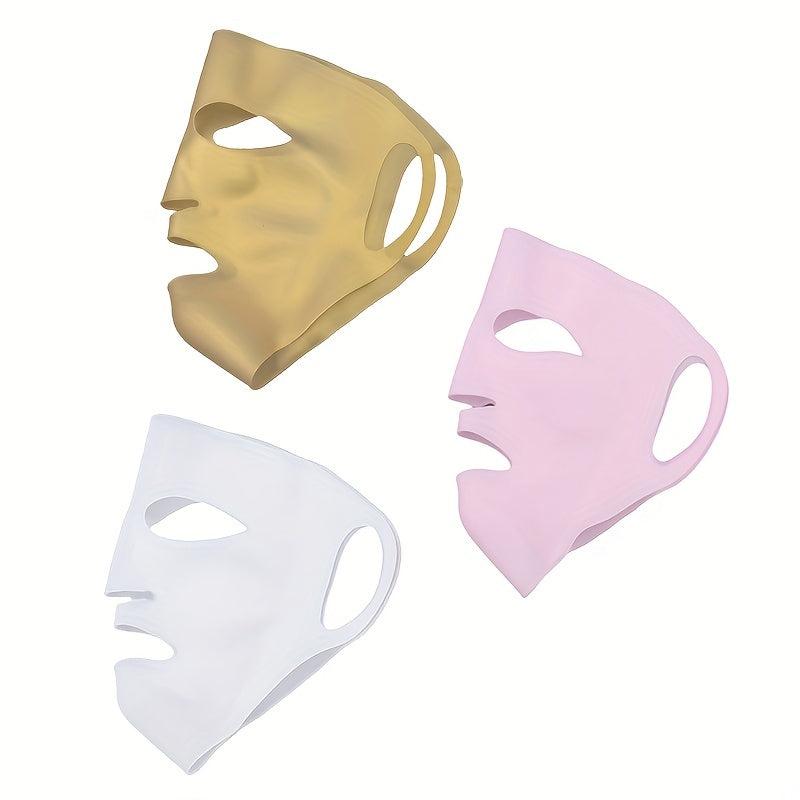3D Silicone Mask Cover Facial Wet Compress Auxiliary Artifact