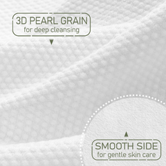 60Pcs Biodegradable Disposable Face Towel Extra Thick Soft Clean Facial Towels