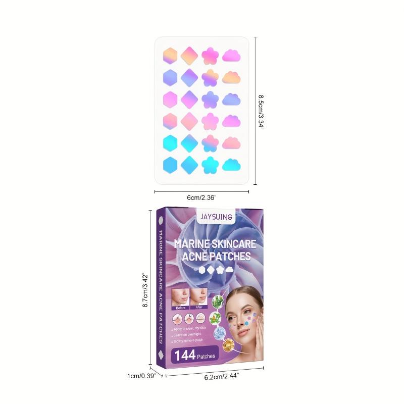 Acne Covering Patch Blemish Spot Cover Hydrocolloid Acne Tape 144pcs