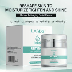 Retinol Face Cream Collagen Facial Moisturizer Hyaluronic Acid Night Serum 50ml