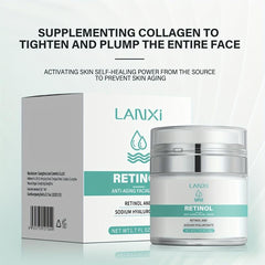 Retinol Face Cream Collagen Facial Moisturizer Hyaluronic Acid Night Serum 50ml
