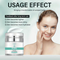 Retinol Face Cream Collagen Facial Moisturizer Hyaluronic Acid Night Serum 50ml