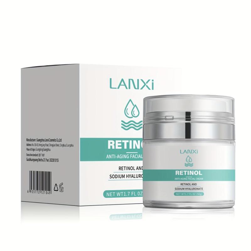 Retinol Face Cream Collagen Facial Moisturizer Hyaluronic Acid Night Serum 50ml