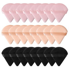 24PCS Triangle Powder Puff Face Cosmetic Makeup Puff For Loose Powder