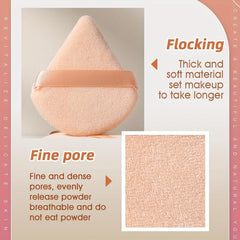 24PCS Triangle Powder Puff Face Cosmetic Makeup Puff For Loose Powder
