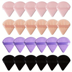 24PCS Triangle Powder Puff Face Cosmetic Makeup Puff For Loose Powder