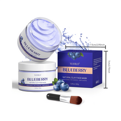 Blueberry Mud Mask for Deep Cleansing & Pore Minimizing