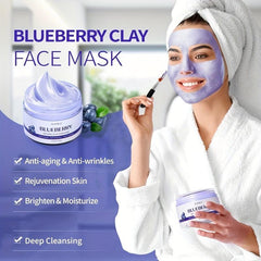 Blueberry Mud Mask for Deep Cleansing & Pore Minimizing