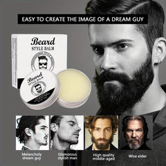 Men's Beard Wax Nourishing and Smoothing Formula