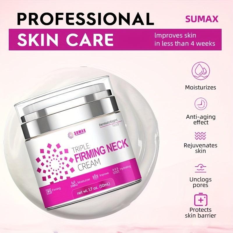 Natural Neck Firming Cream with Retinol Collagen Hyaluronic Acid
