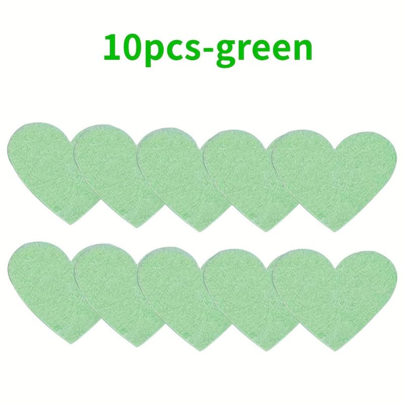 10pcs Dual Sided Cleansing Sponge Quick Foaming Non Irritating Perfect Face Wash