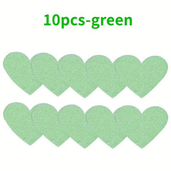 10pcs Dual Sided Cleansing Sponge Quick Foaming Non Irritating Perfect Face Wash