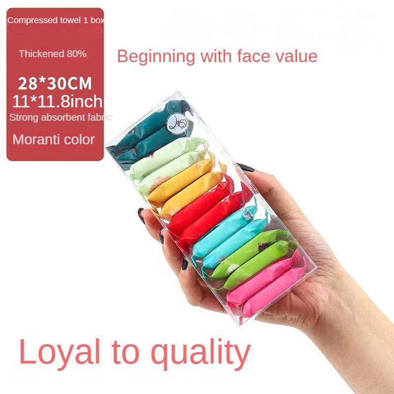 20pcs Compressed Towel Facial Cleansing Wipes Large Thick Cotton No Additives