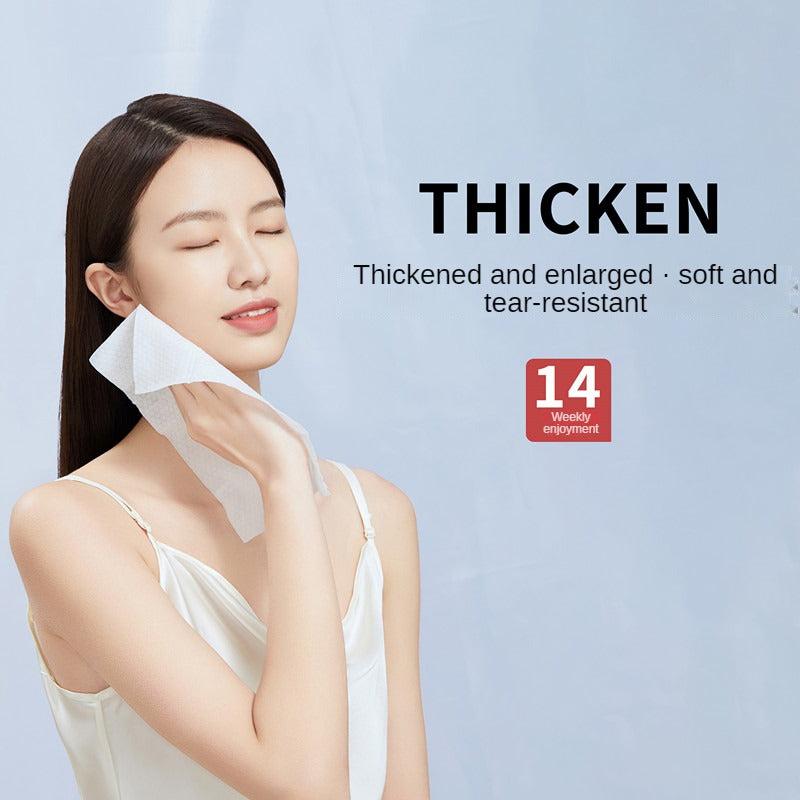 20pcs Compressed Towel Facial Cleansing Wipes Large Thick Cotton No Additives