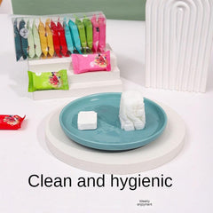 20pcs Compressed Towel Facial Cleansing Wipes Large Thick Cotton No Additives