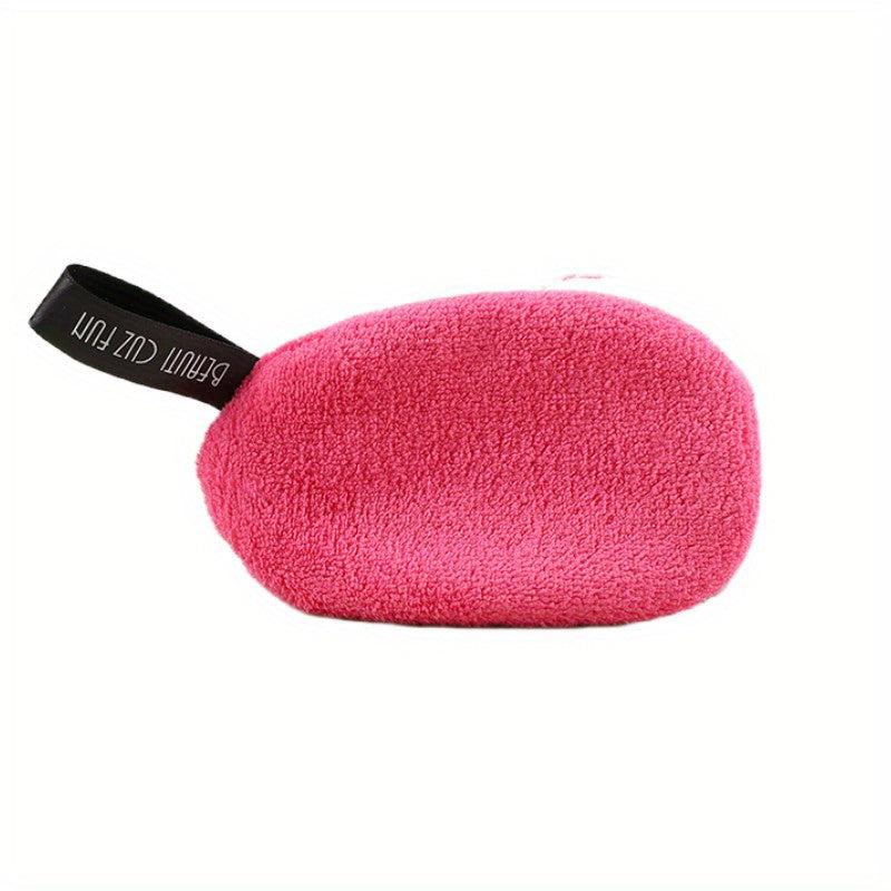 Natural Fiber Oval Powder Puff for Makeup and Nail Removal