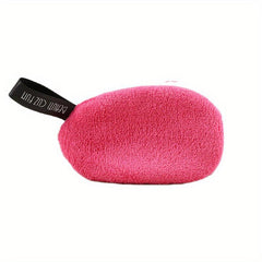 Natural Fiber Oval Powder Puff for Makeup and Nail Removal