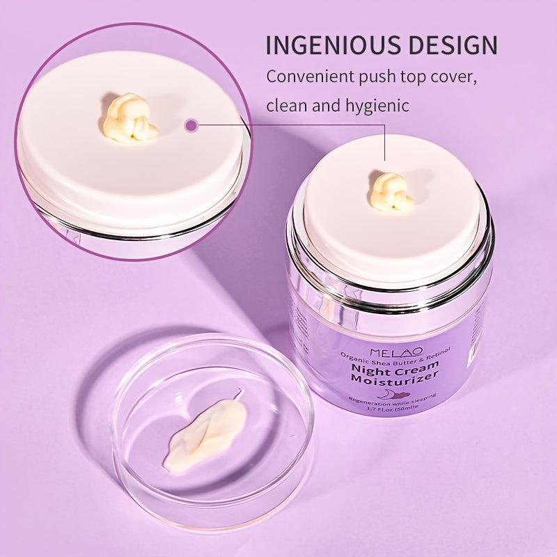 Retinol Night Cream Hydrating Repairing Radiant Milk Skin Moisturizing