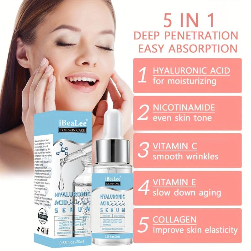 Facial Serum with Hyaluronic Acid VE for Pore Shrinkage