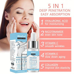 Facial Serum with Hyaluronic Acid VE for Pore Shrinkage