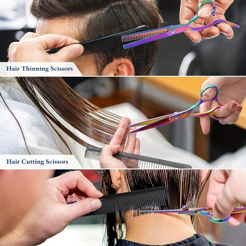 15 24 Cm Hair Cutting Scissors Set Stainless Steel Shears for Women Men Pets