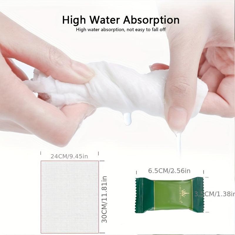 20pcs Compressed Towel Washcloths Biodegradable Dry Wet Face Wipes