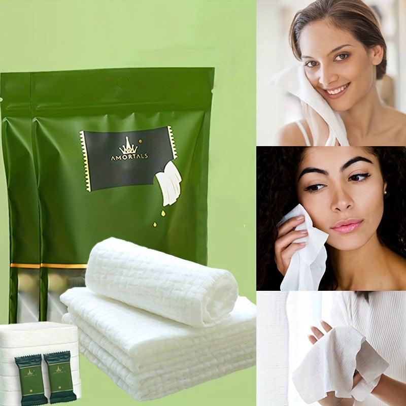 20pcs Compressed Towel Washcloths Biodegradable Dry Wet Face Wipes