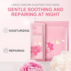 Japanese Sakura Seaweed Centella Snail Collagen Sleeping Mask