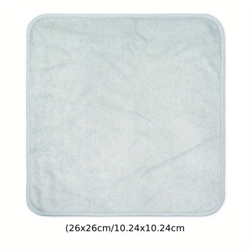2pcs Gray Bamboo Fiber Facial Cleansing Towel Soft Exfoliating Non Sensitive